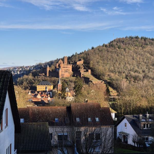 von Balkon auf Burg